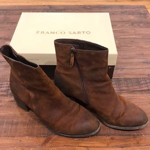 Franco Sarto Kelvin Leather Ankle Boot